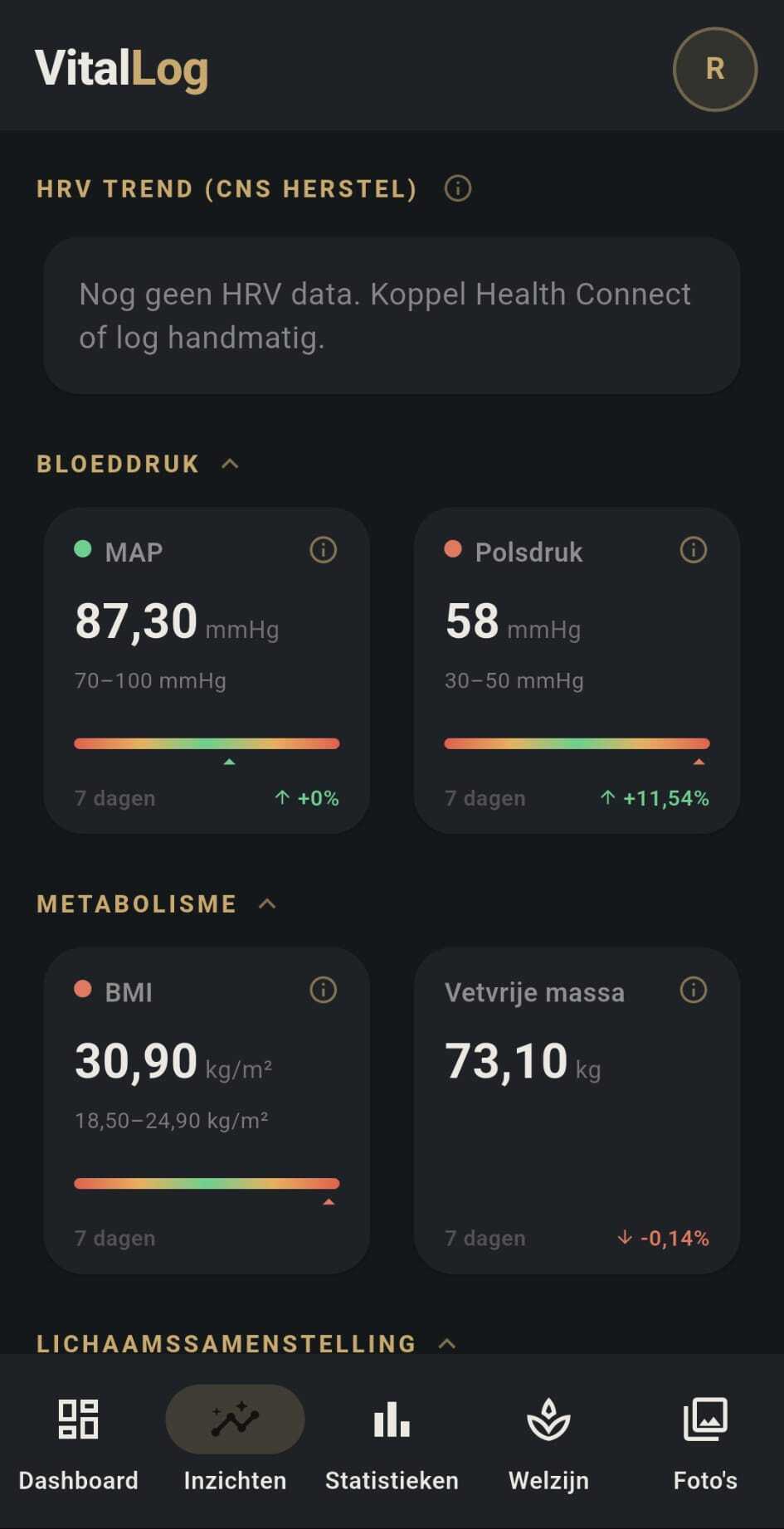 VitalLog Readiness